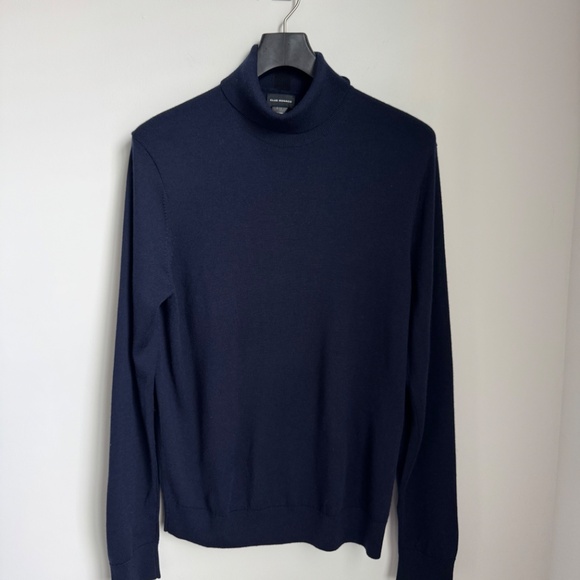 NWT Men’s Navy Club Monaco 100% Merino Long Sleeve Turtleneck Sweater SZ XL - Picture 2 of 6